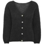 Cornelia mohair cardigan, black