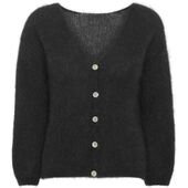 Cornelia mohair cardigan, black