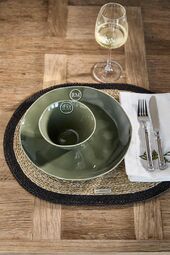 Portofino dinner plate, green