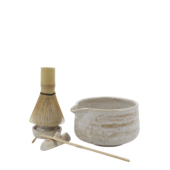 Matcha set, cream