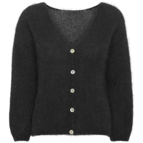 Cornelia mohair cardigan, black