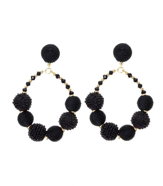 Korvakorut, black bobble