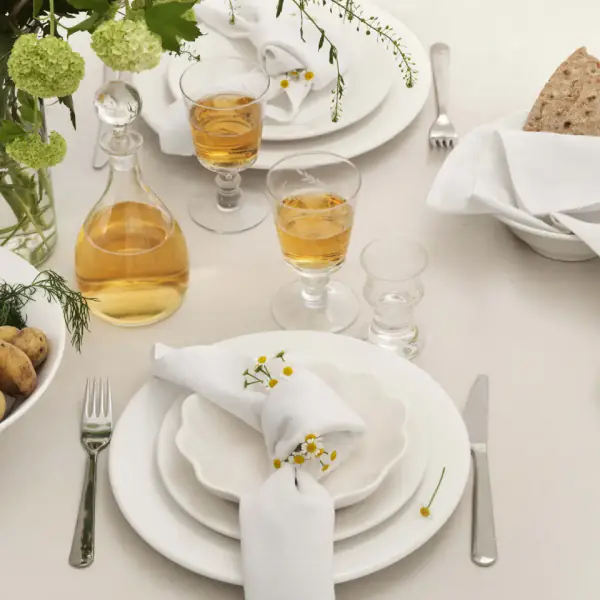 Oyster bowl 18x16cm, white