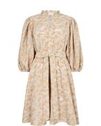 Magana puff dress, tan