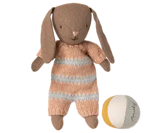 Bunny set micro, brown dusty rose