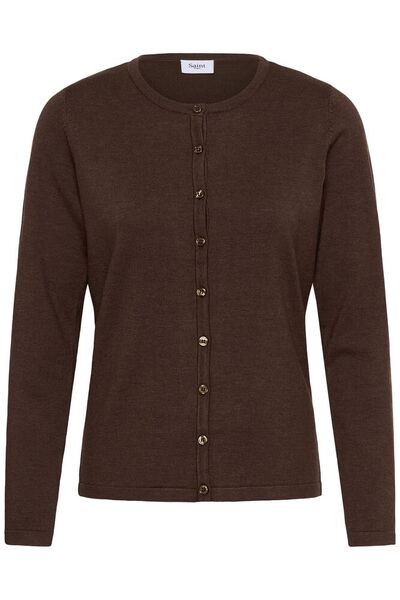Mila cardigan, bracken melange/brown