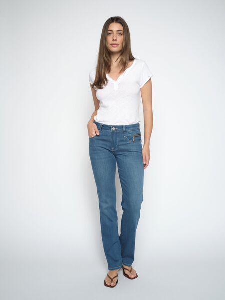 Carla Naomi Deluxe Jeans, Mid Blue
