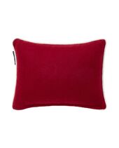 Ornament wool mix pillow 30x40, red/white