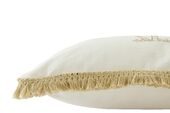 Cushion palm tree, white/turquoise