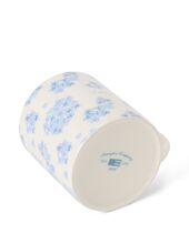 Floral Stoneware Mug, Blue/White