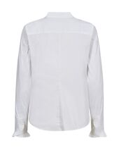 Hassie pleat shirt, white