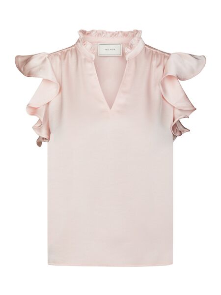 Stella heavy sateen blouse, light pink