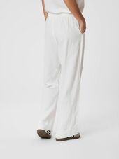 Sonar linen pants, white
