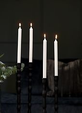 Dinner candles eco 4 pcs, off-white