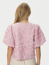 Aisa flower blouse, rose