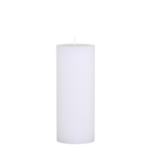 Macon pillar candle 25x10, white