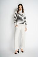 Knit pants, beige