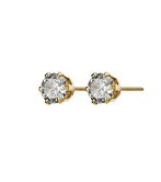 Crown Studs, gold