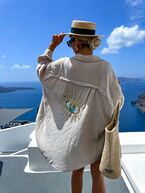 Eye shirt, beige