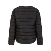 Asta quilted slim jacket, black