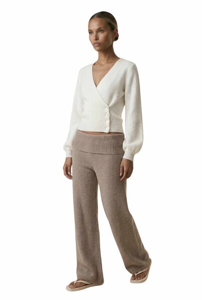 Mariya wrap cardigan, white