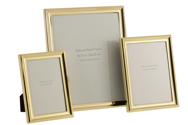 Photo frame classic 20x25, metal gold