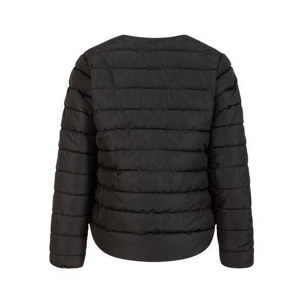 Asta quilted slim jacket, black