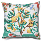 Botanic orange 50x50, white