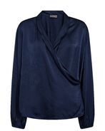 Malvina blouse, pageant blue