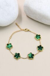 Clover bracelet, vert