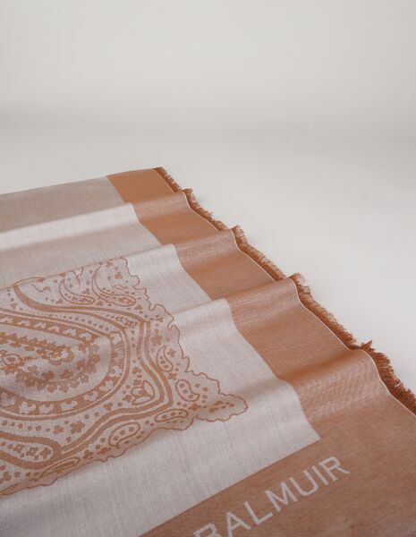 Capri scarf 140x140, desert sand