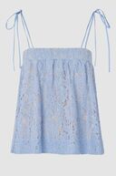 Bionda top, brunnera blue