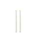Led taper candle 2 pcs, white