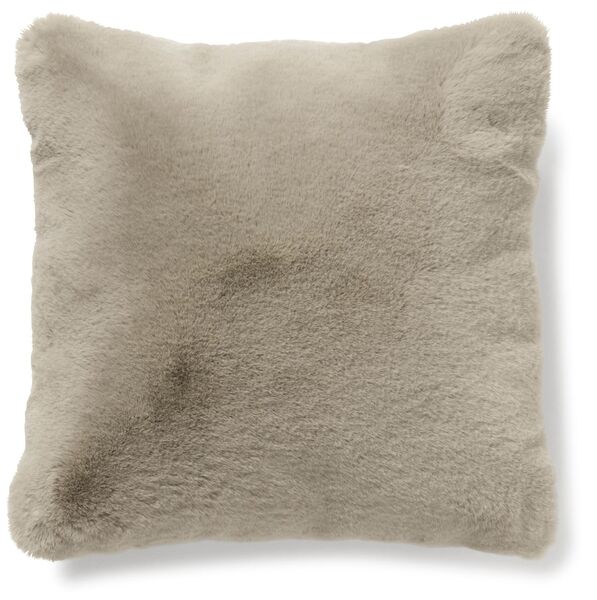 Fluffy cushion 45x45, nougat