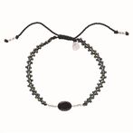 Emotion black onyx silver bracelet
