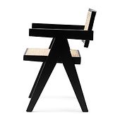 St. Moritz dining armchair, black