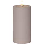 Flamme soft LED-kynttilä 17,5cm, beige