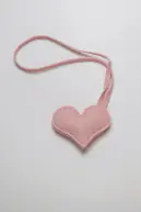Charm heart, light pink