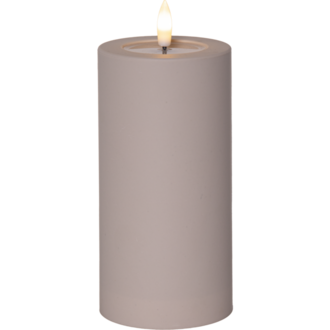 Flamme soft LED-kynttilä 17,5cm, beige