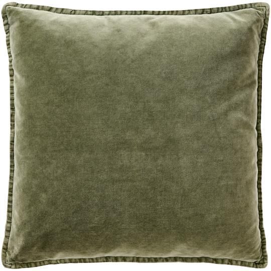 Samettityynynpäällinen 52x52, olive