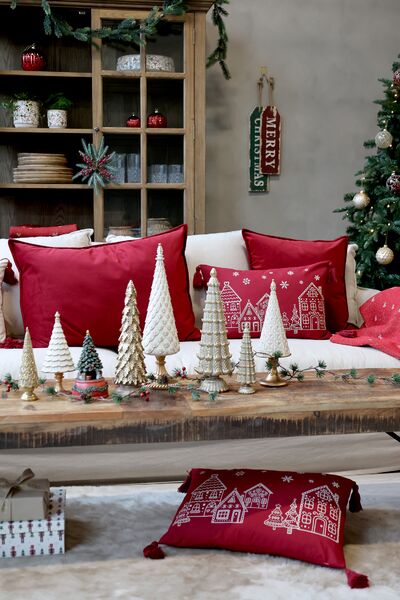 Signs Merry Christmas set of 2, green/red