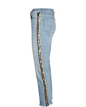 Sunn frill glam jeans, light blue denim