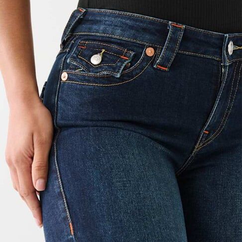 Becca mid rise boot cut flap, muddy waters