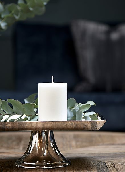 Pillar candle eco 7x10, off-white