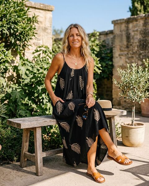 Merle dress, Black