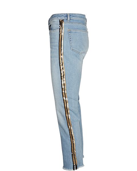Sunn frill glam jeans, light blue denim