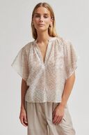 Shades blouse, plaza taupe