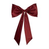 Velvet bow christmas tree decoration XL