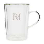 RM double wall monogram glass