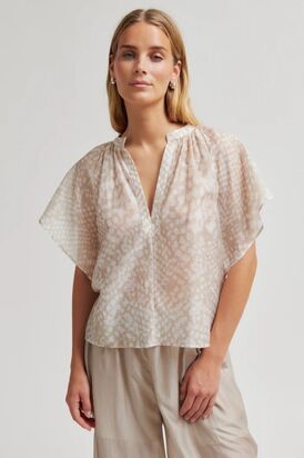 Shades blouse, plaza taupe